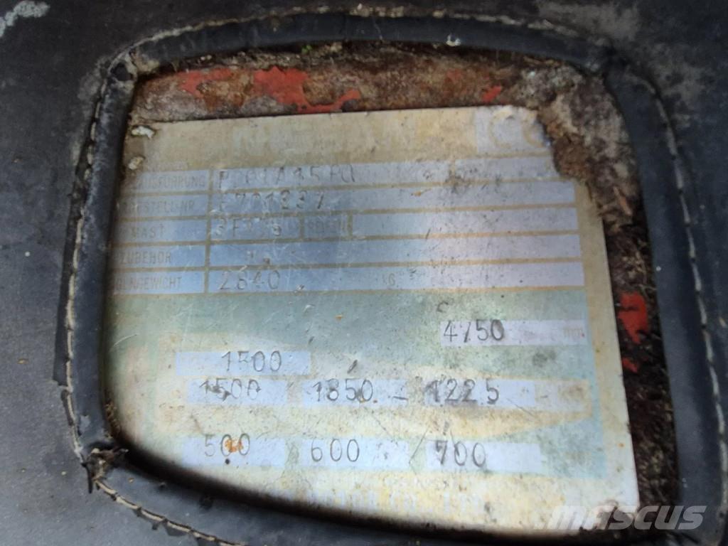 Nissan pd01a15po Wózki LPG