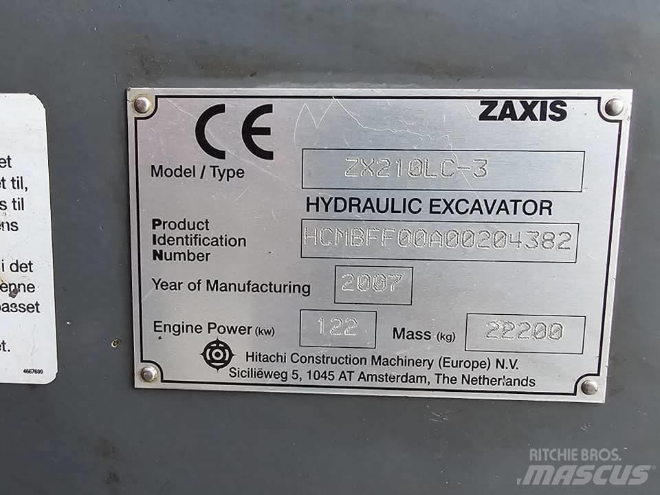 Hitachi ZX 210 LC-3 Koparki gąsienicowe