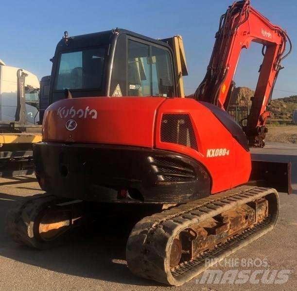 Kubota KX 080-4 Midikoparki  7t - 12t