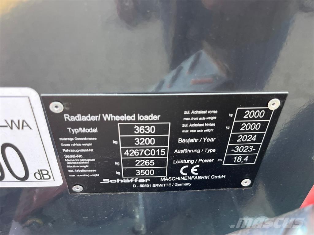 Schäffer 3630 Maszyny rolnicze - Inne