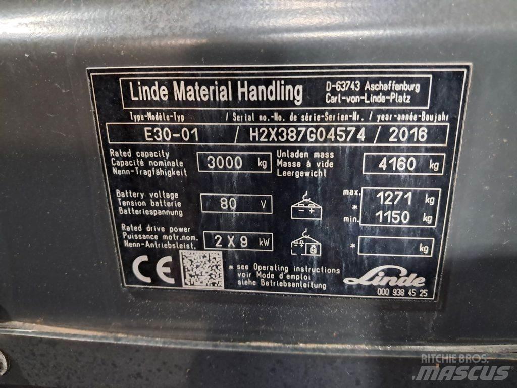 Linde E30-01 Wózki elektryczne