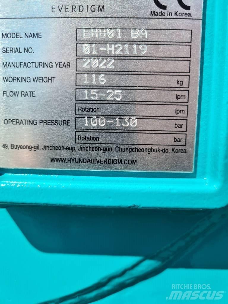 Everdigm EHB01 Młoty hydrauliczne