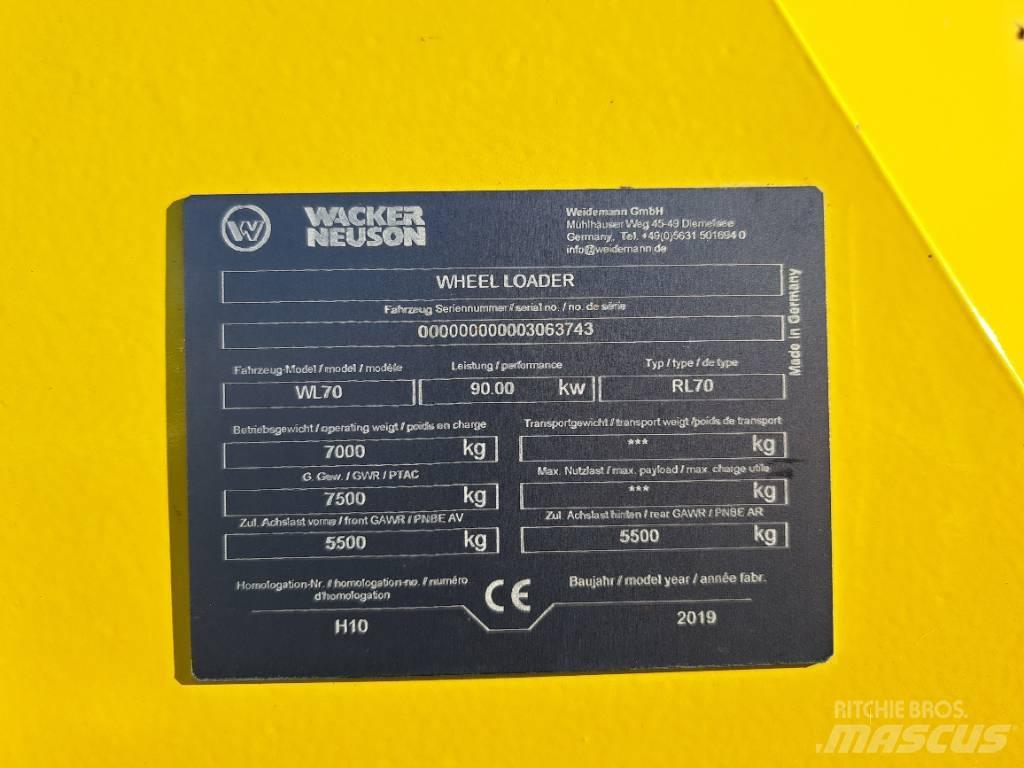 Wacker Neuson WL70 Ładowarki kołowe