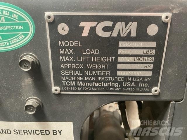 TCM FG15N18T Wózki widłowe terenowe