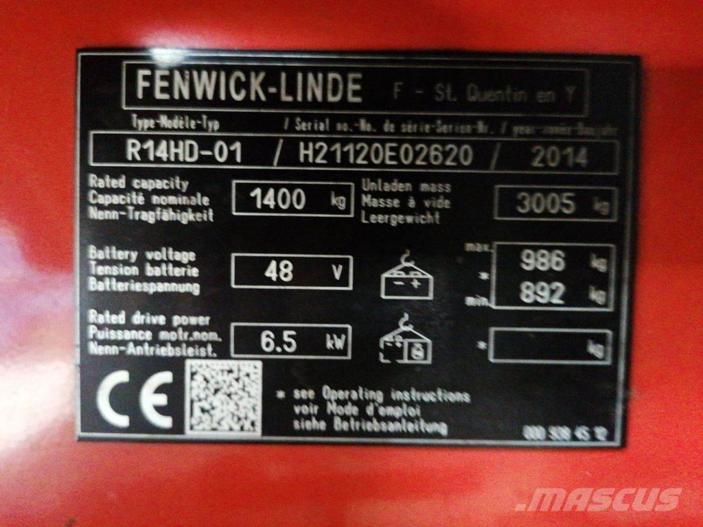 Linde R14HD-01 Wózki widłowe wysokiego składowania