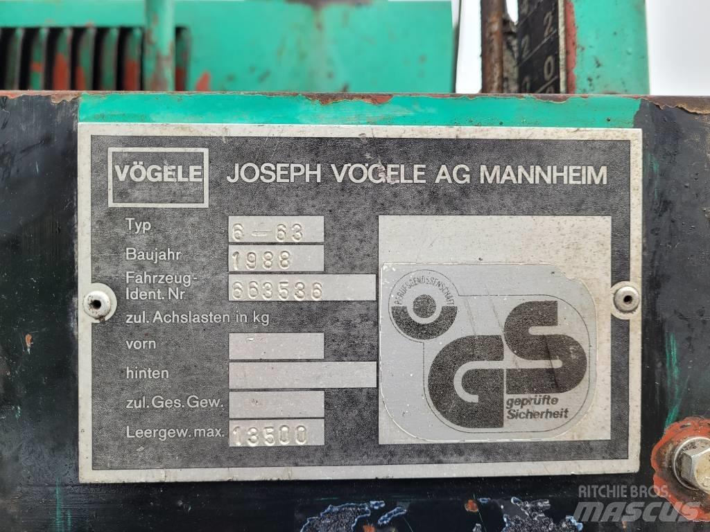 Vögele Super 1500 Rozściełacze do asfaltu
