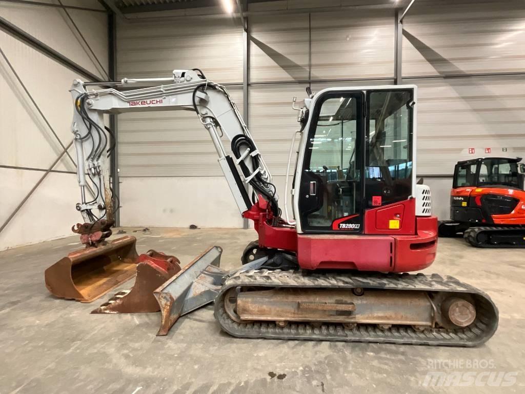 Takeuchi TB 280 FR Midikoparki  7t - 12t