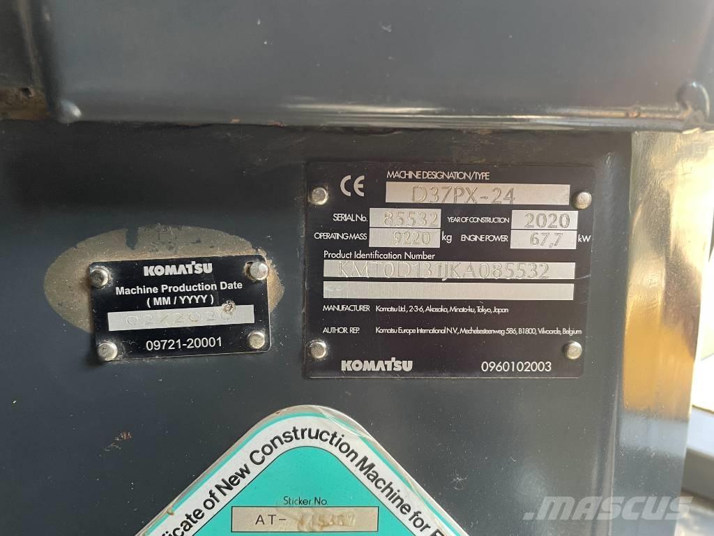 Komatsu D 37 PX-24 Spycharki gąsienicowe