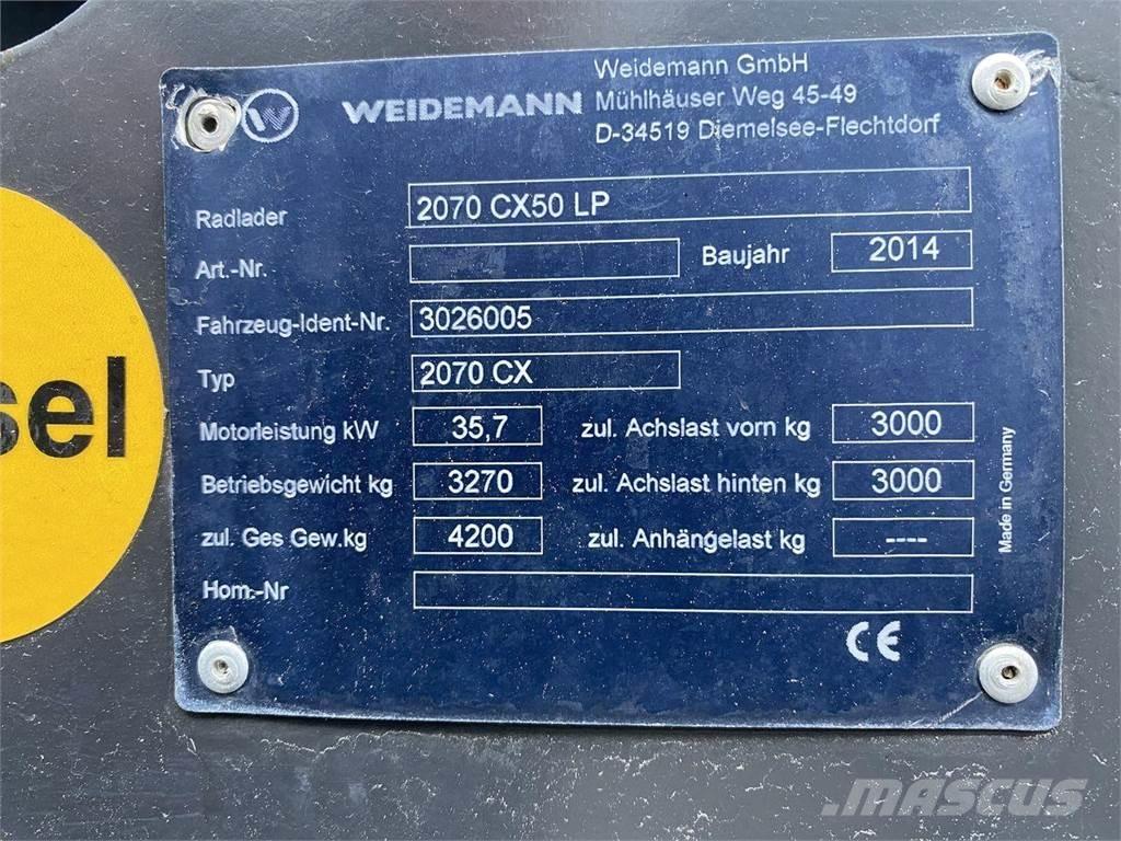 Weidemann 2070 Ładowarki wielofunkcyjne