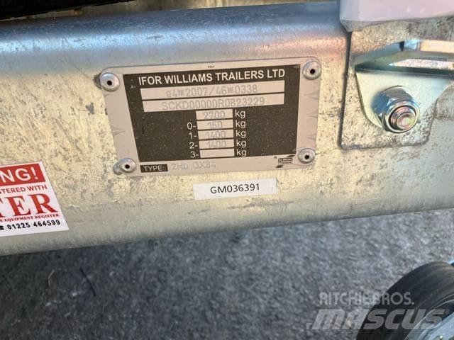 Ifor Williams GX 84 Przyczepy niskopodłogowe