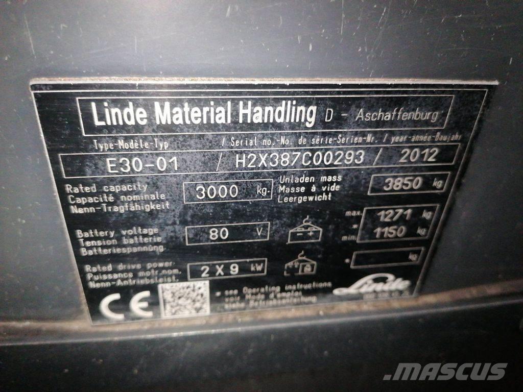 Linde E30-01 Wózki elektryczne