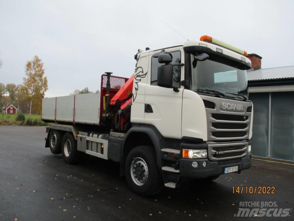 Scania G490cb6x4*4 Żurawie samochodowe