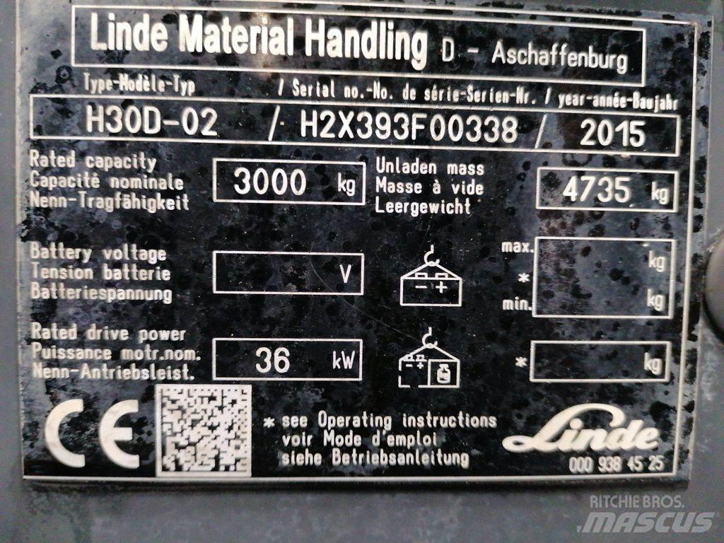 Linde H30D-02 Wózki Diesla