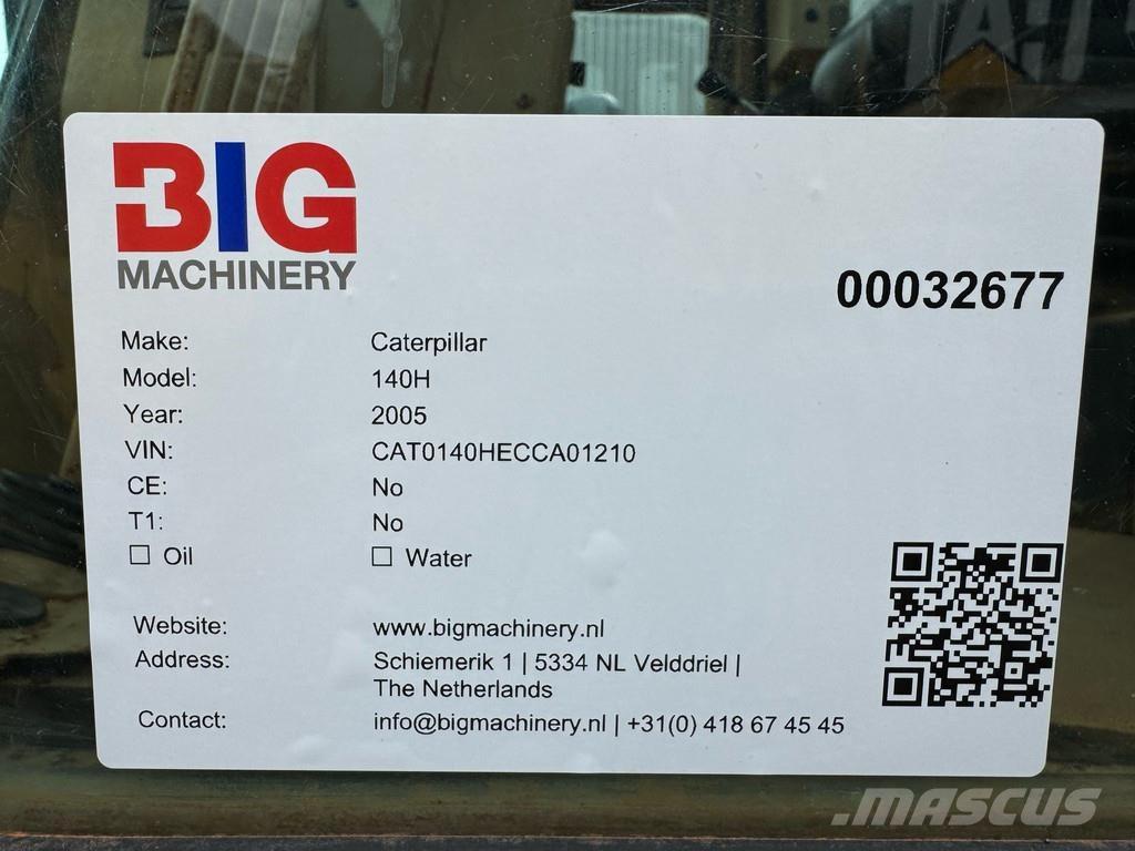 CAT 140H Równiarki