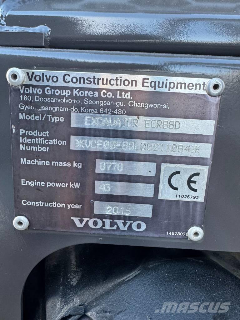 Volvo ECR 88 D Midikoparki  7t - 12t