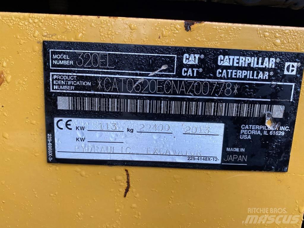 CAT 320 EL Koparki gąsienicowe