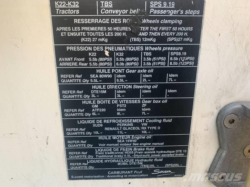 Sovam K22 V-3080 Wyposażenie lotnisk
