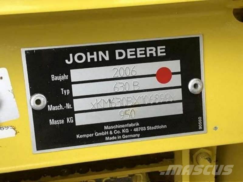 John Deere 630 B Osprzęt do słomy