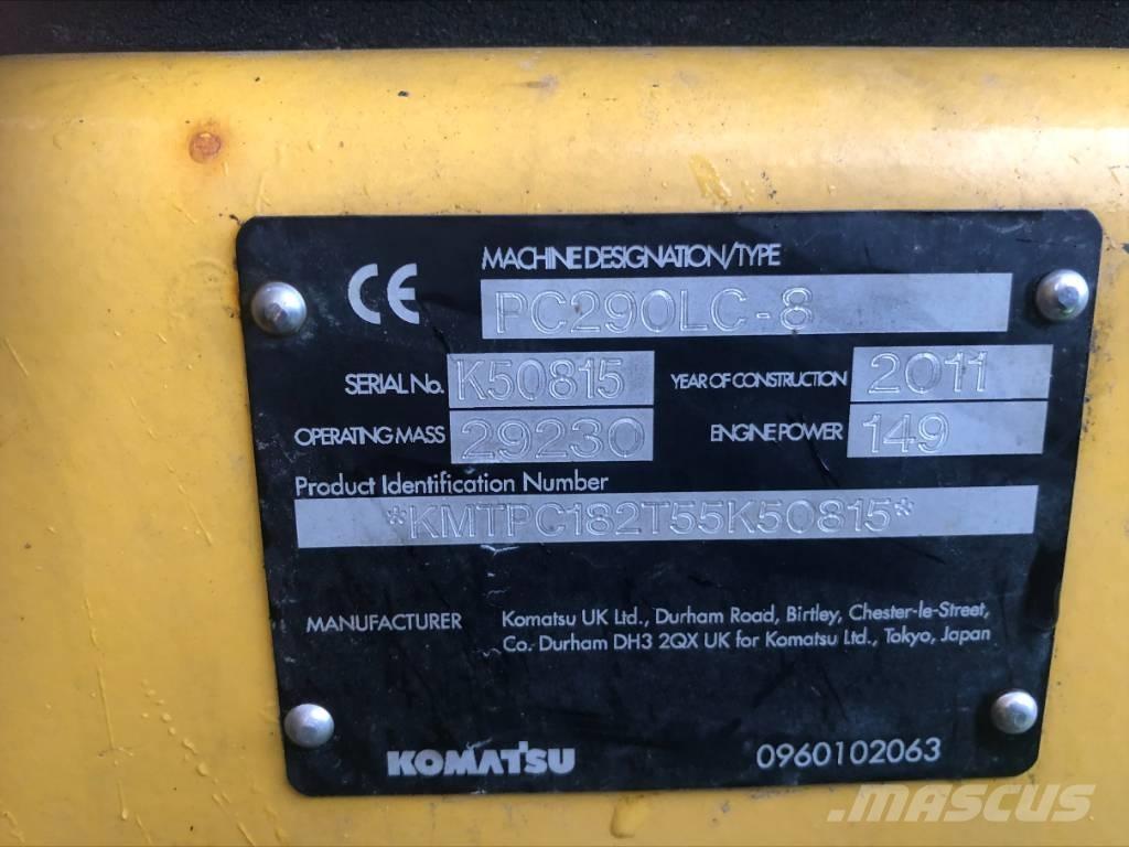 Komatsu PC 290 LC-8 Koparki gąsienicowe