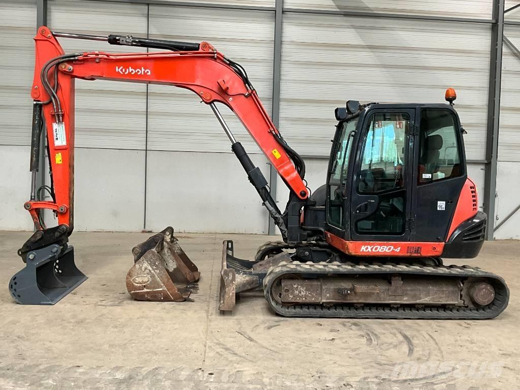 Kubota KX 080-4 Midikoparki  7t - 12t