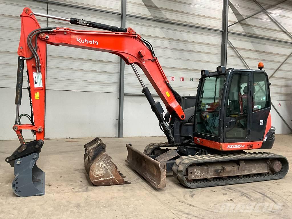 Kubota KX 080-4 Midikoparki  7t - 12t