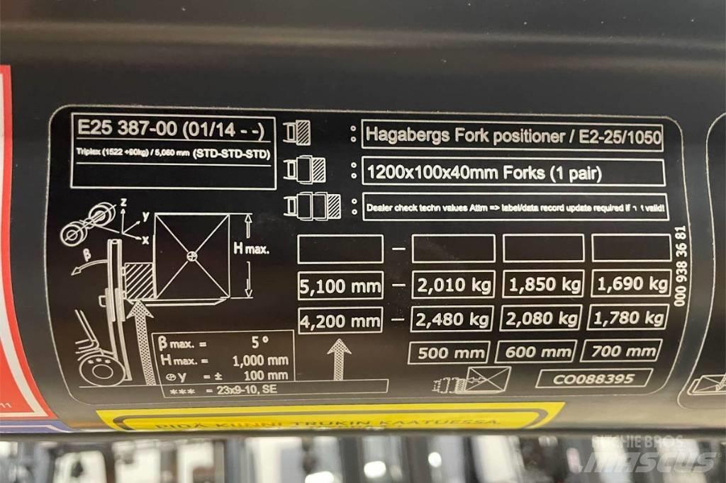Linde E 25 Wózki elektryczne