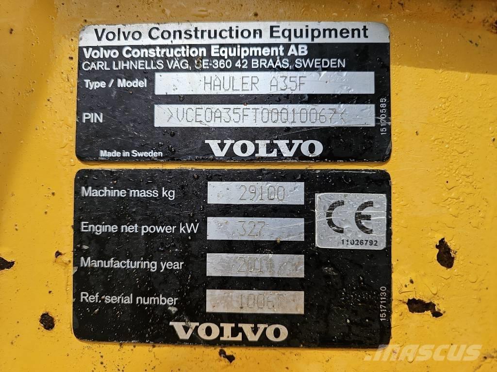 Volvo A 35 F Wozidła przegubowe