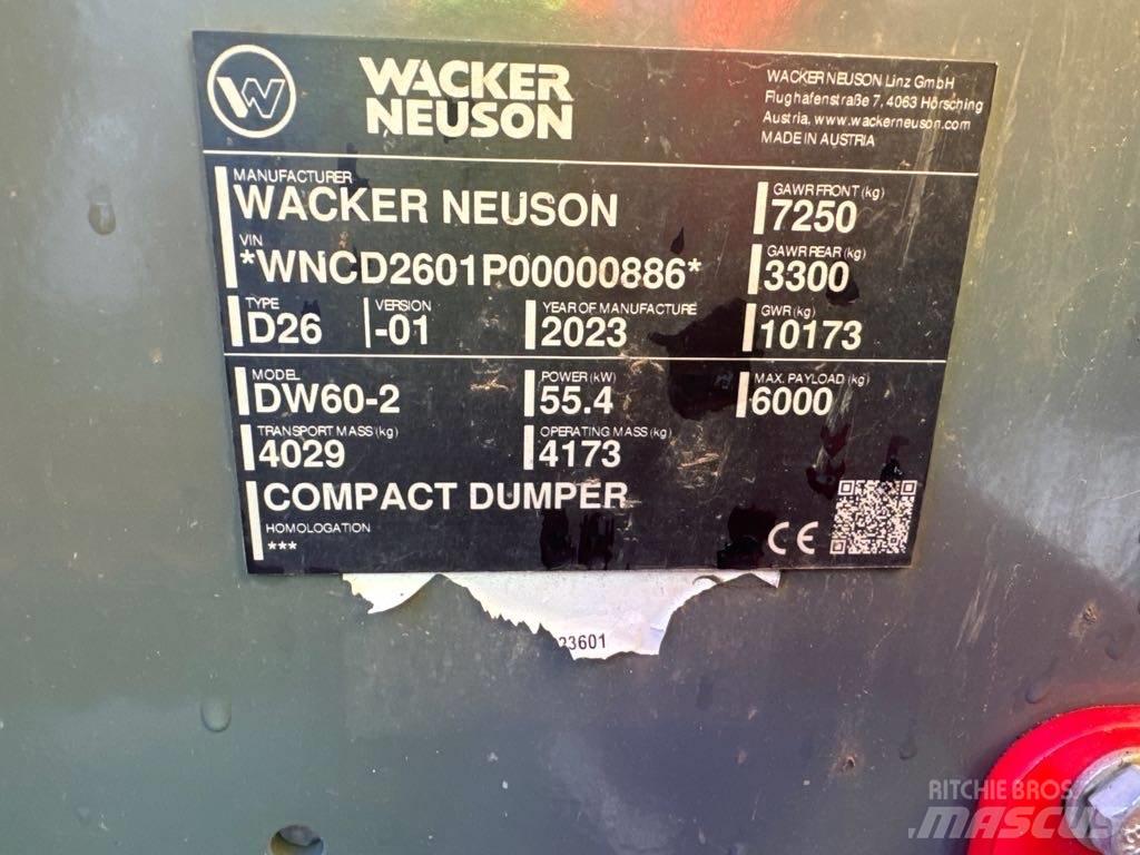 Wacker Neuson DW60-2 Wozidła kolebkowe