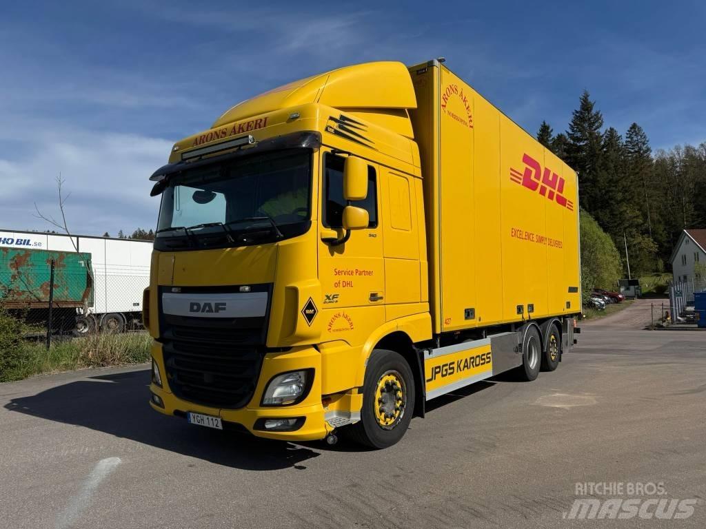 DAF XF 510 Samochody ciężarowe ze skrzynią zamkniętą