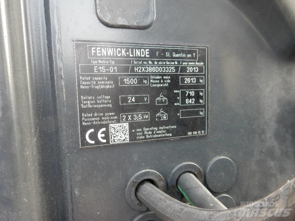 Linde E 15 Wózki elektryczne