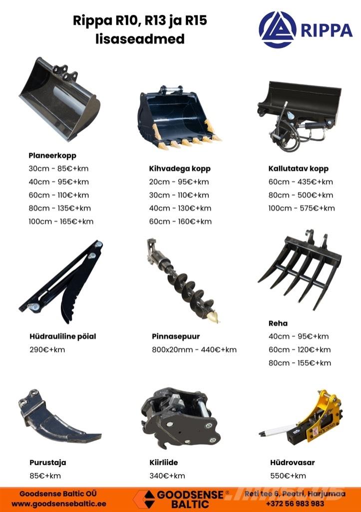 Rippa R18 Pro Minikoparki