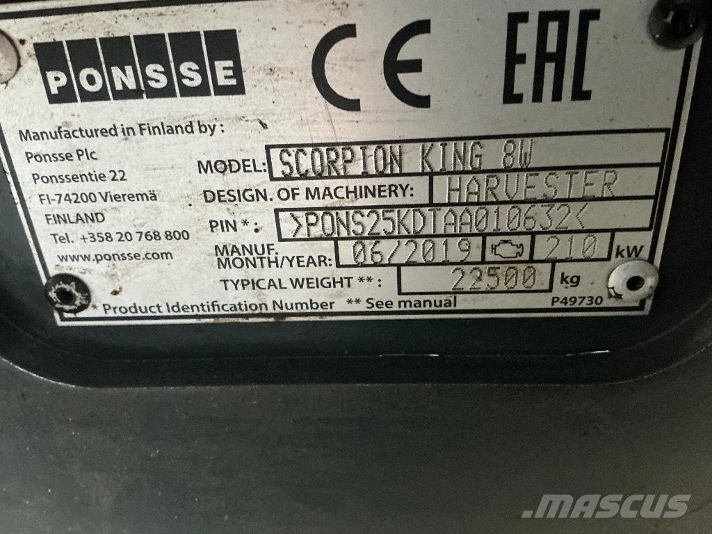 Ponsse Scorpion King Harwestery