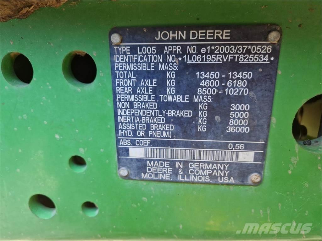 John Deere 6195R Ciągniki rolnicze