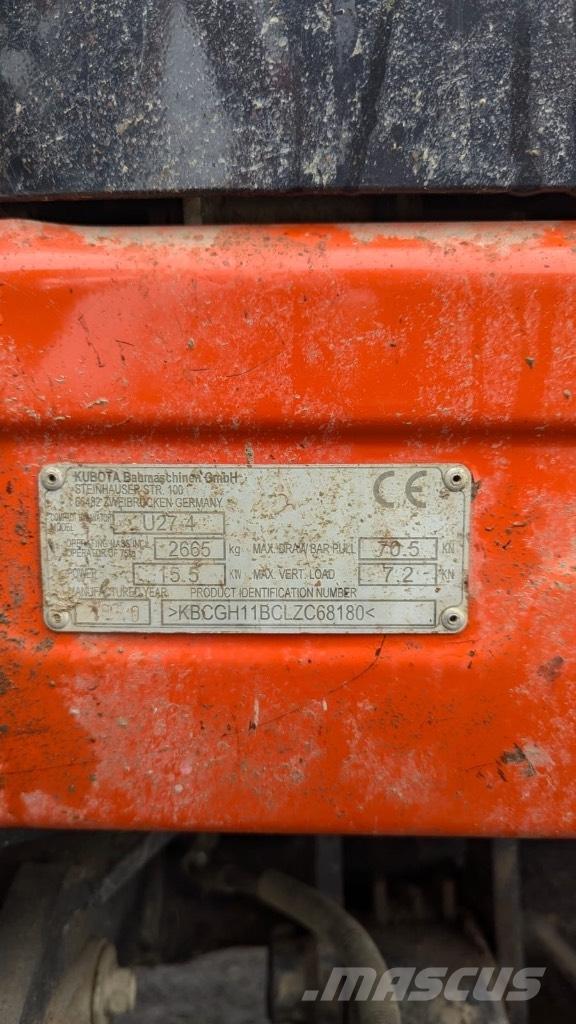 Kubota U 27-4 Minikoparki