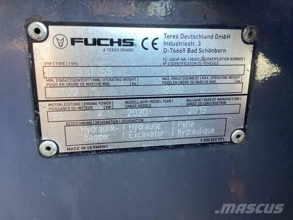 Fuchs MHL 310 S5 Koparki przeładunkowe