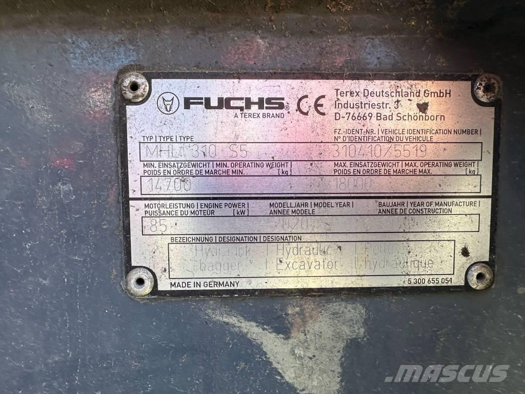 Fuchs MHL 310 S5 Koparki przeładunkowe