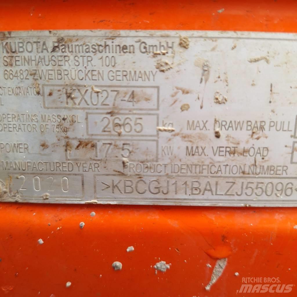 Kubota KX 027-4 Minikoparki