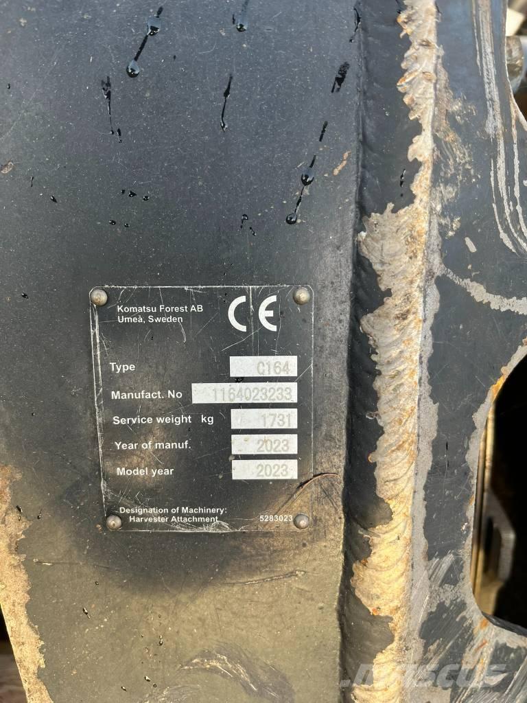 Komatsu C 164 Głowice do harwesterów