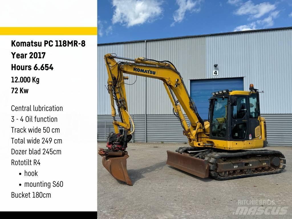 Komatsu PC 118 MR-8 Koparki gąsienicowe