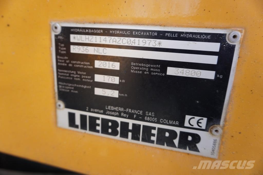 Liebherr R 936 N LC Koparki gąsienicowe