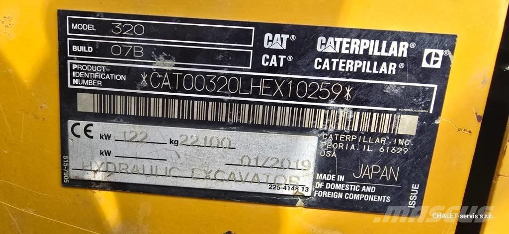 CAT 320 Koparki gąsienicowe
