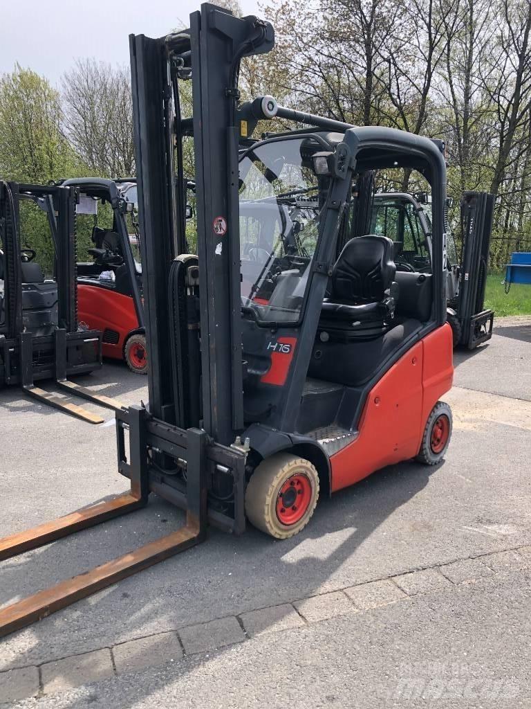 Linde H 16 T -01 Wózki LPG