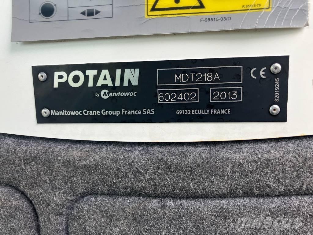 Potain MDT218A-J8 Żurawie wieżowe