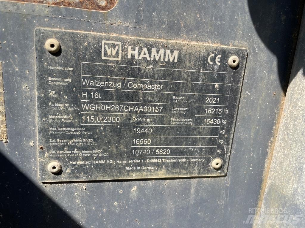 Hamm H 16 i Zagęszczarki gruntu