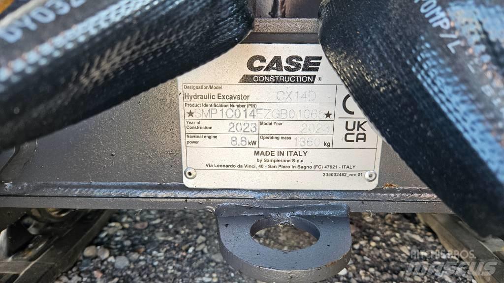 CASE CX14D Minikoparki