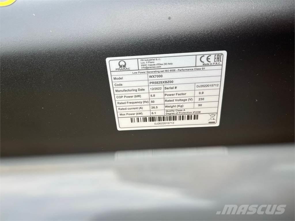 Pramac WX7000 Agregaty prądotwórcze inne