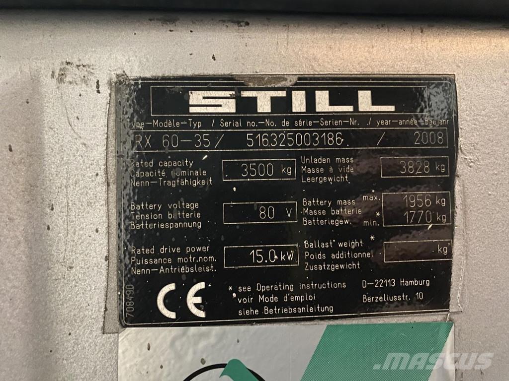 Still RX60-35 Wózki elektryczne