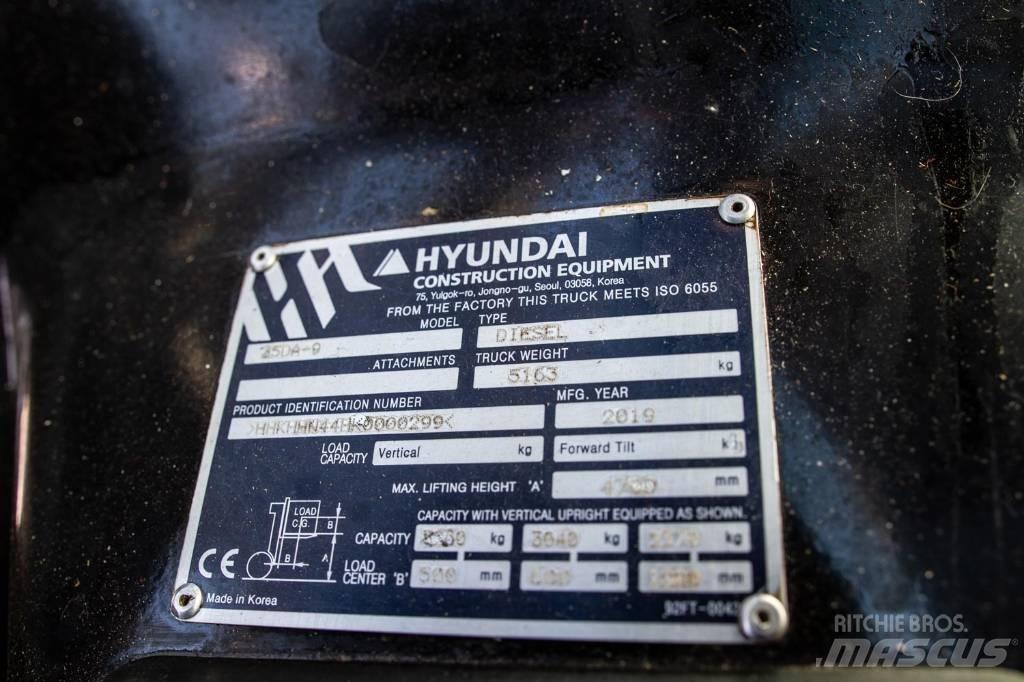 Hyundai 35 DA-9 Wózki Diesla