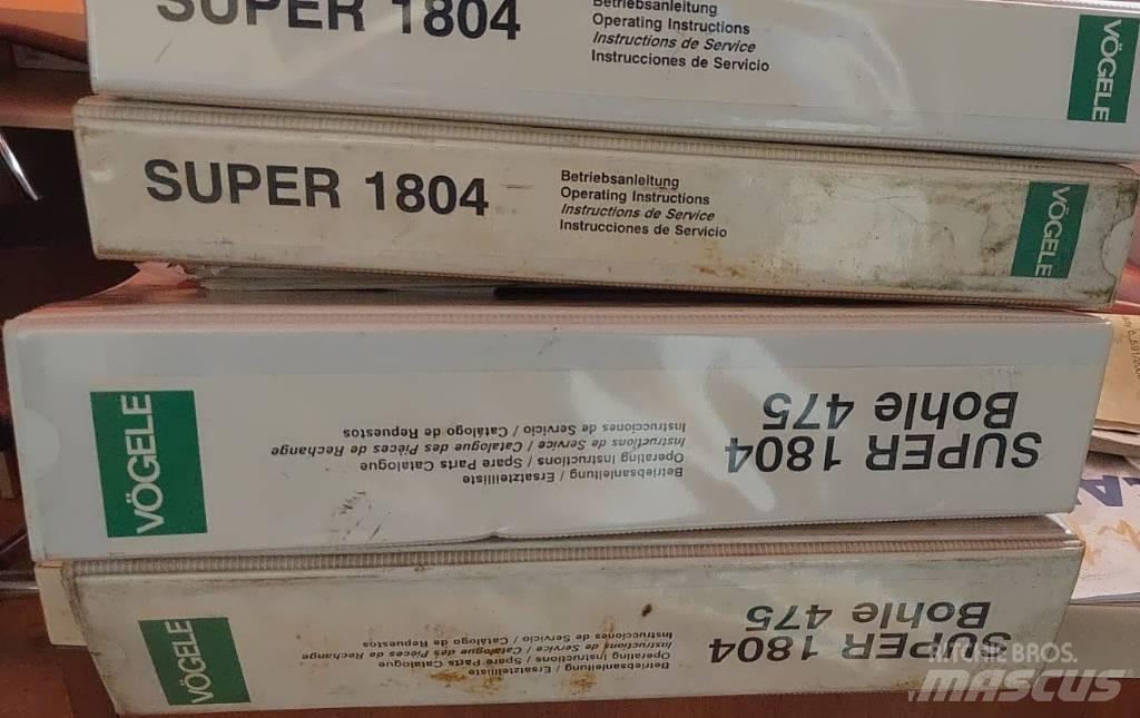 Vögele 1804 Rozściełacze do asfaltu