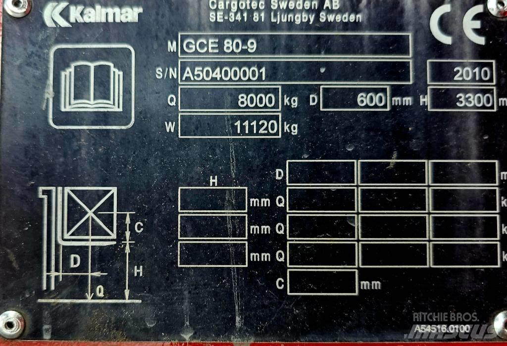 Kalmar GCE 80-9 Wózki LPG